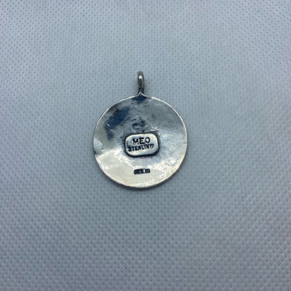 Vintage MEO Sterling Silver Pendant - Picture 2 of 3